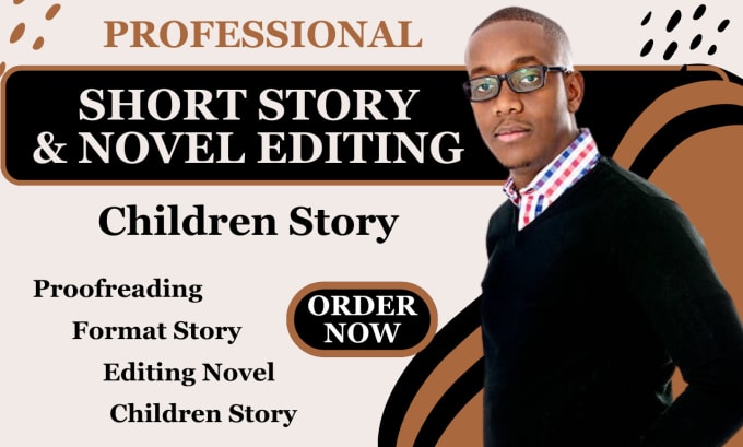 Gig Preview - Proofread rewrite format and edit your short story or novel, children story