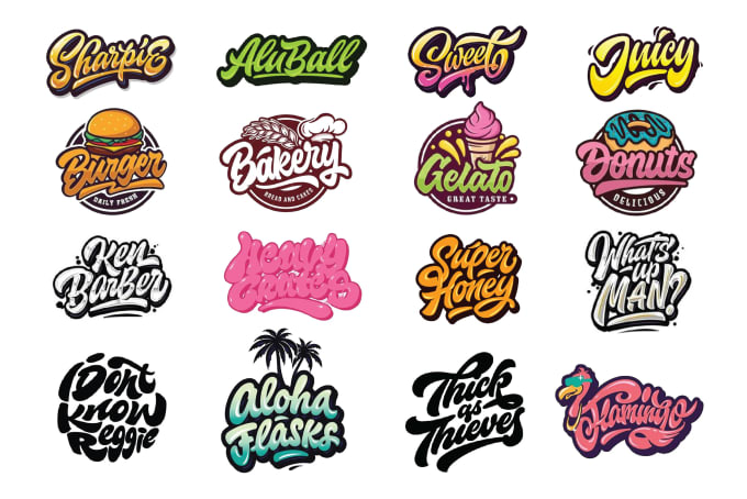 Gig Preview - Make cool amazing hand drawn lettering logo