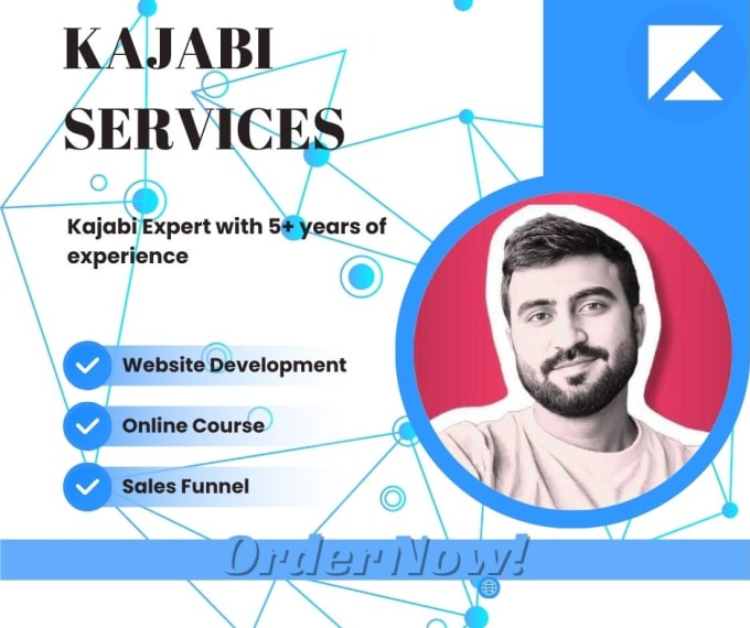 Gig Preview - Do kajabi website design, kajabi online course and sales funnel