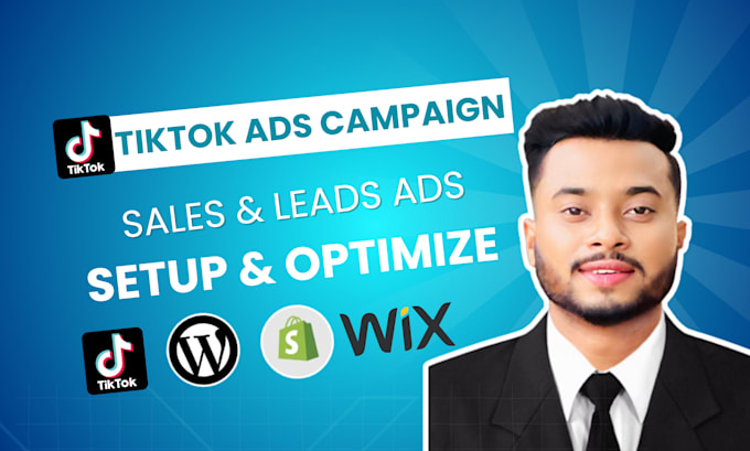 Gig Preview - Run tik tok ads campaign, tik tok ads manager, tiktok ads, tik tok advertising