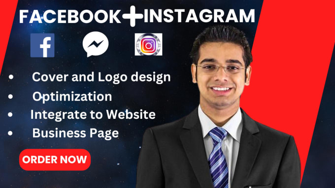 Gig Preview - Professional facebook and instagram business page setup