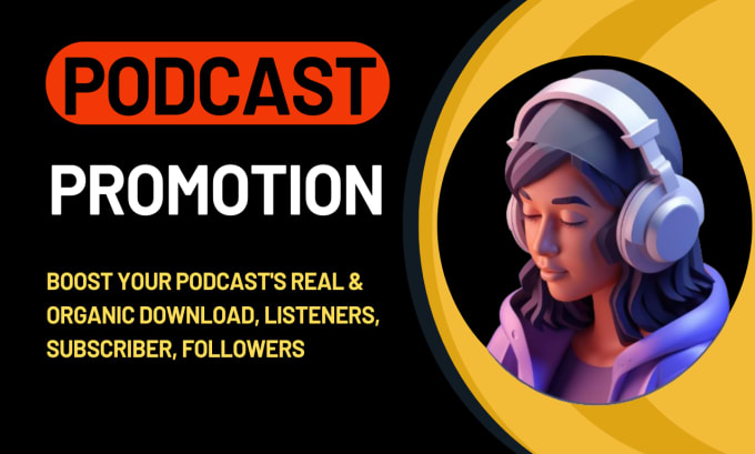 Gig Preview - Promote your podcast to get organic audience