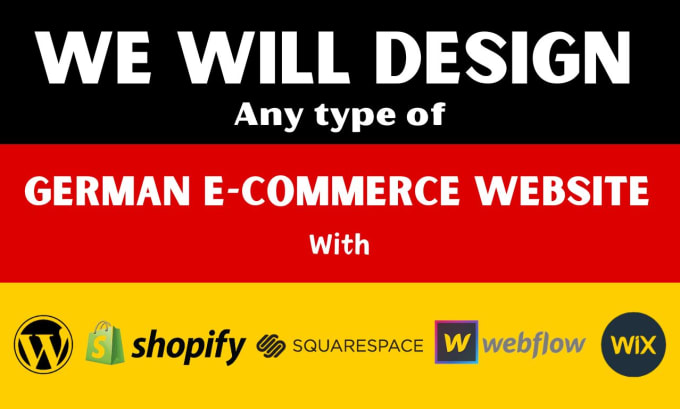 Gig Preview - Transform your online presence with professional german ecommerce website design