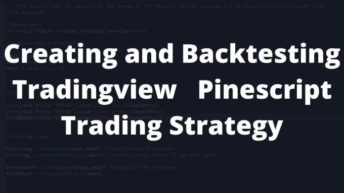 Bestseller - automate your trading strategy on tradingview with pinescript