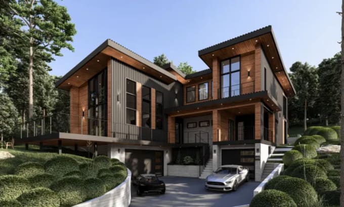 Gig Preview - Create sketchup 3d model and architectural render for exterior , interior