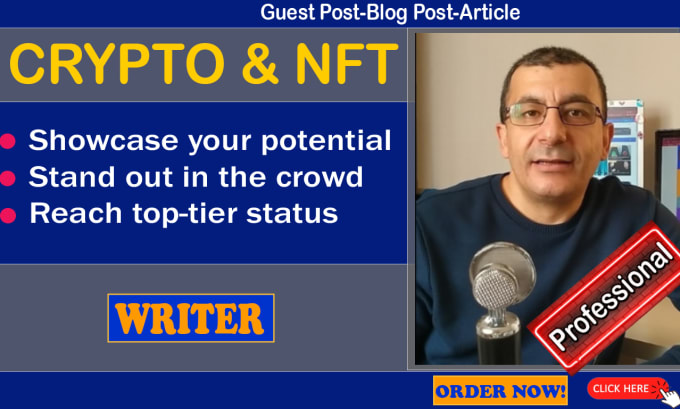 Gig Preview - Write top tier crypto and nft blog posts