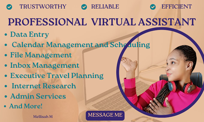 Gig Preview - Be your personal administrative virtual assistant