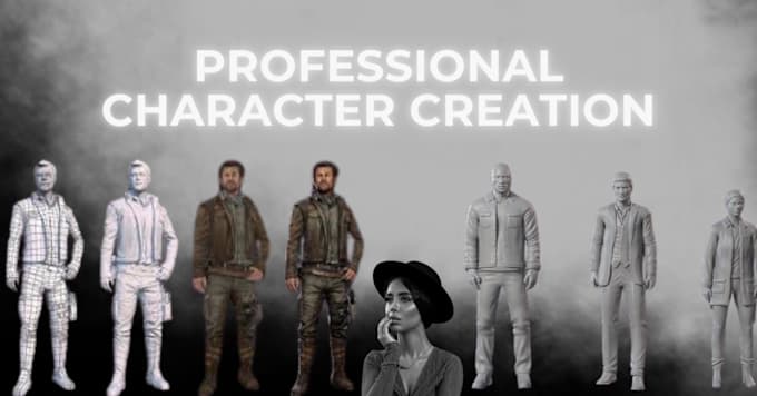 Gig Preview - Design and model realistic 3d characters using cc3