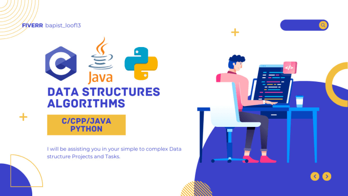 Gig Preview - Do data structures and algorithms in c, cpp, java python