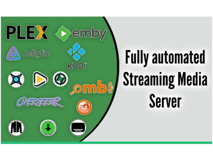 Gig Preview - Configure and automate plex media server, jellyfin, emby, ombi