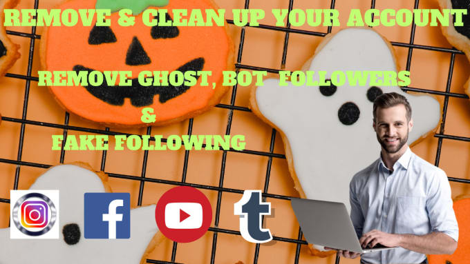 Gig Preview - Remove bot, clean up instagram ghost followers