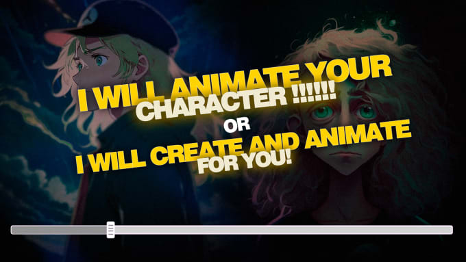 Gig Preview - Animate your character or create by adding beautiful smooth effects