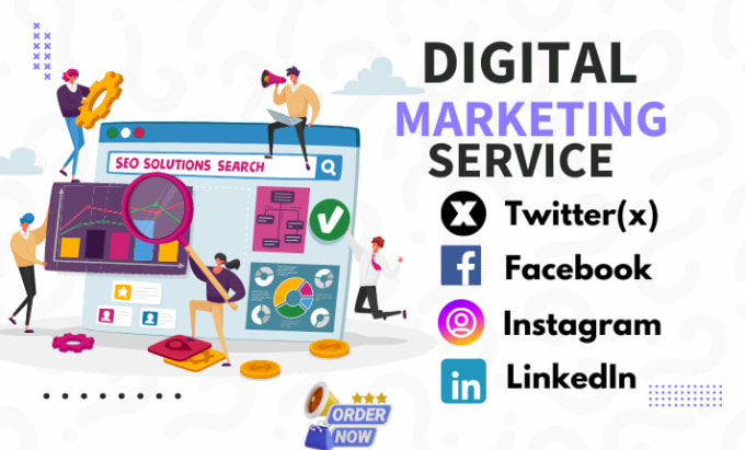 Gig Preview - Be your digital marketing and social media marketing assistant