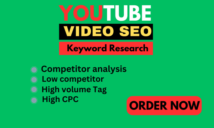 Gig Preview - Be best youtube SEO expert for your videos and channel