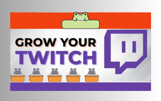 Gig Preview - Do organic twitch channel promotion, twitch traffic to grow your twitch channel