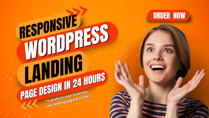 Gig Preview - Design professional landing page to boost your online presence