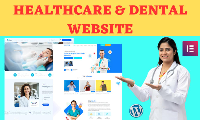 Gig Preview - Build healthcare,dental,hospital,clinic website in wordpress