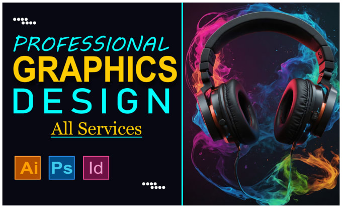 Gig Preview - Do custom graphic design redesign vector art illustrator photoshop