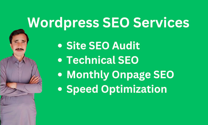 Gig Preview - Do wordpress onpage SEO, site audit technical optimization