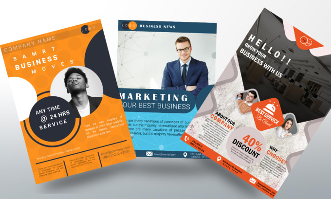 Gig Preview - Design business flyer design in just one day