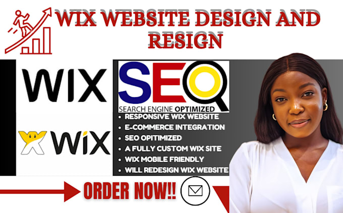 Gig Preview - Design or redesign wix website, wix online store, wix business,build wix website