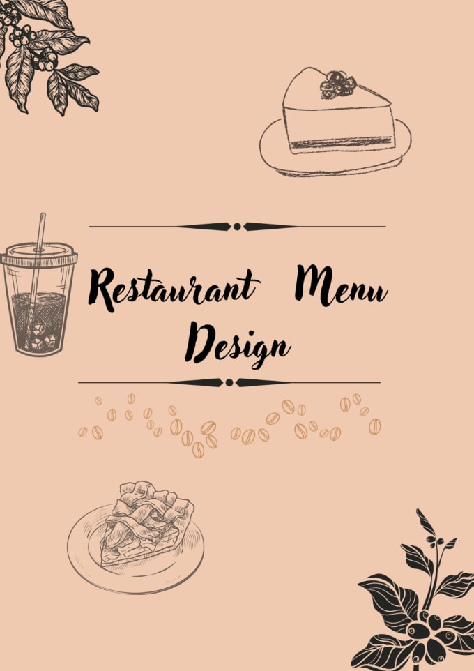 Gig Preview - Design elegant and eye catching menu and flyer designs