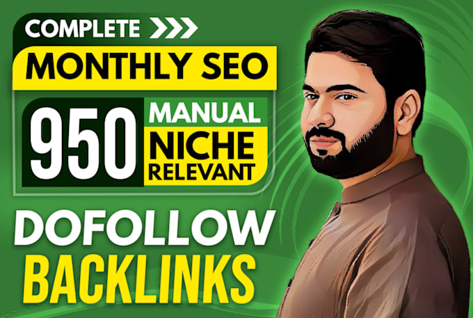 Gig Preview - Do seo backlinks high da authority dofollow contextual link building service