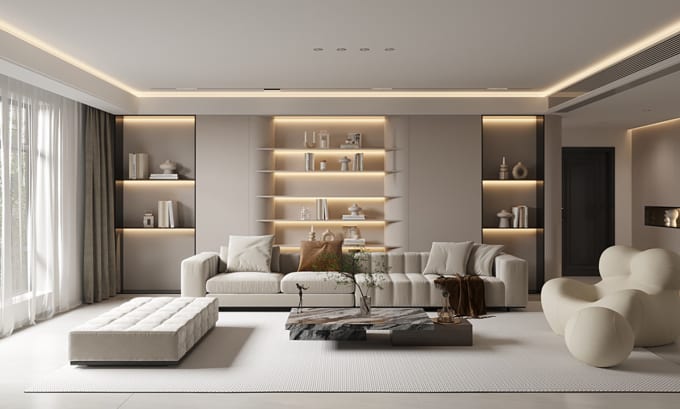 Gig Preview - Create realistic architectural interior rendering