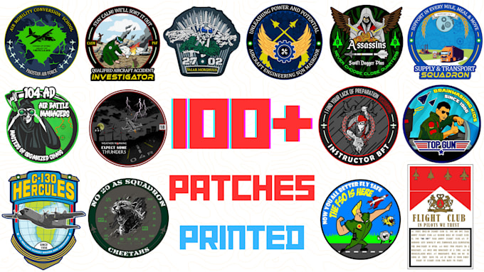 Gig Preview - Design tactical, aviation, airsoft, patches, tshirts, artworks and merchendise