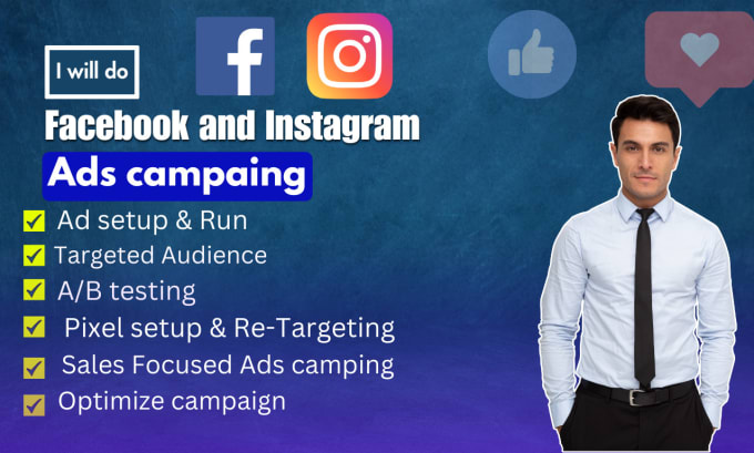 Bestseller - do facebook advertising, marketing,fb ads campaign,fb advertising,instagram ads