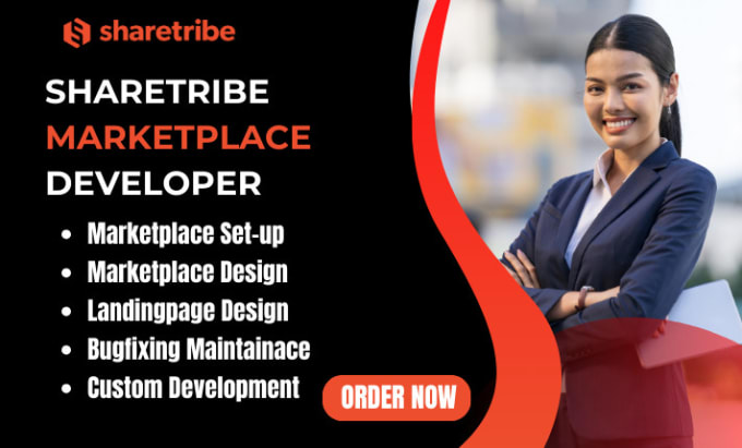 Bestseller - setup and customize sharetribe marketplace with landing page