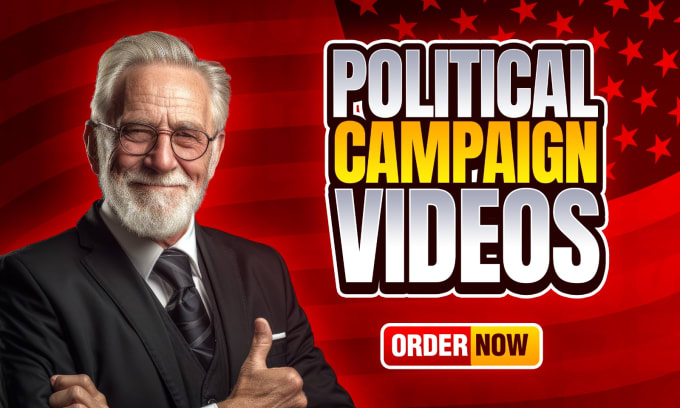 Gig Preview - Create professional political campaign video ad