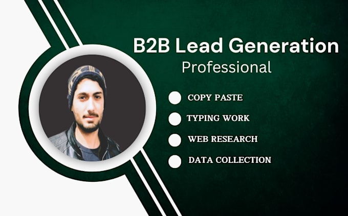 Gig Preview - Do accurate b2b lead generation and find email address