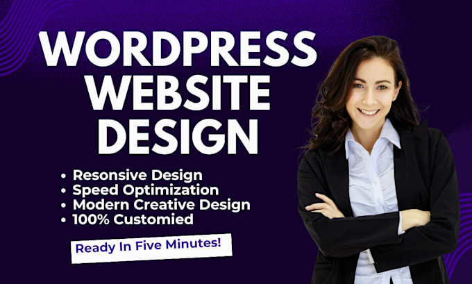 Gig Preview - Design clean and responsive wordpress website