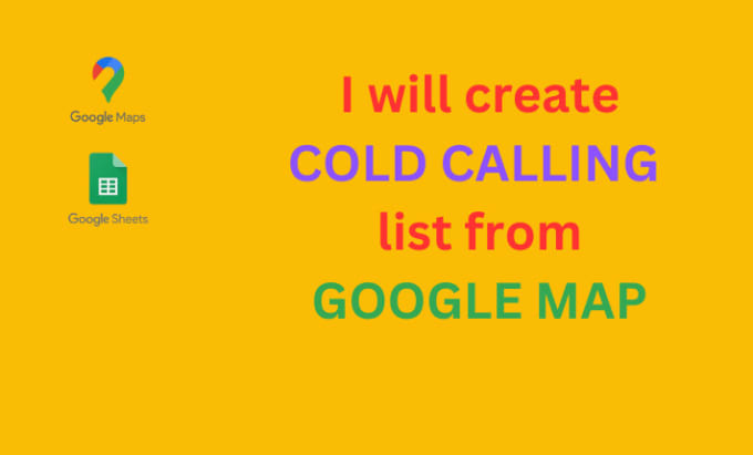 Gig Preview - Create cold calling list from google map