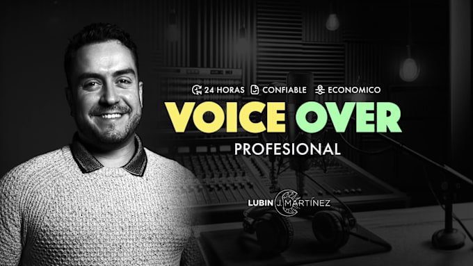 Gig Preview - Grabare un voiceover profesional en español