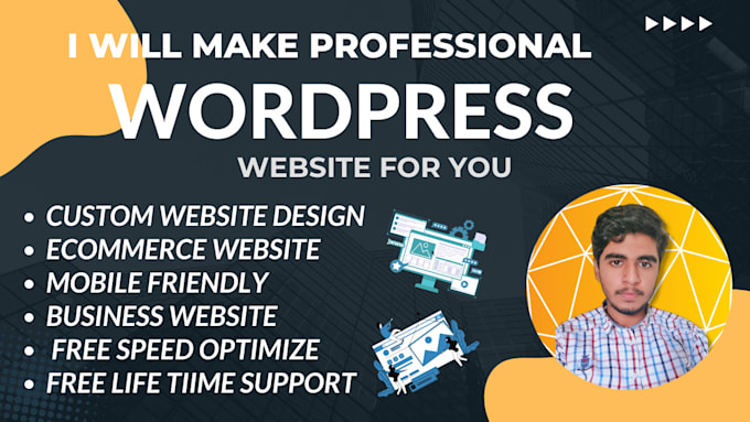 Gig Preview - Build wordpress website, wordpress developer or designer