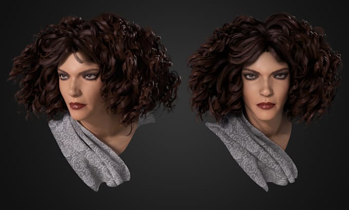 Gig Preview - Make realistic or stylized real time hair for games and animations