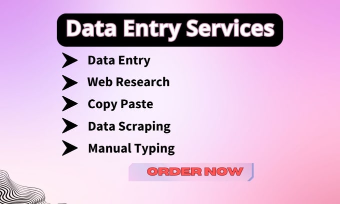 Gig Preview - Do data entry, input and web research fast and accurately