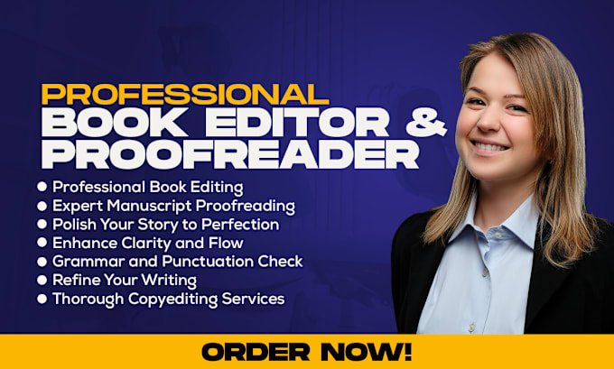 Gig Preview - Be your professional christian book editor and proofreader