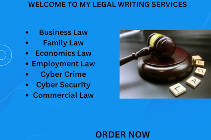 Gig Preview - Write essays and case studies on business law and family law