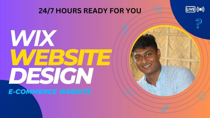 Gig Preview - Professional wix website design and development services