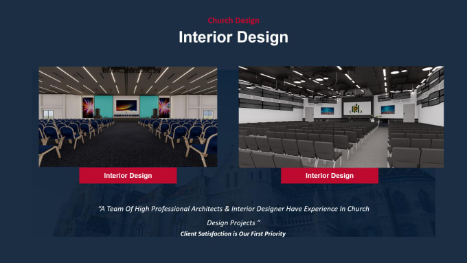 Gig Preview - Design and render your church interior