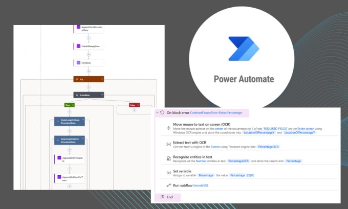 Gig Preview - Automate any process with power automate