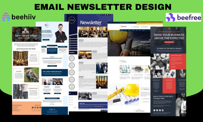 Gig Preview - Design beehiiv brevo mailchimp newsletter design klaviyo email template design