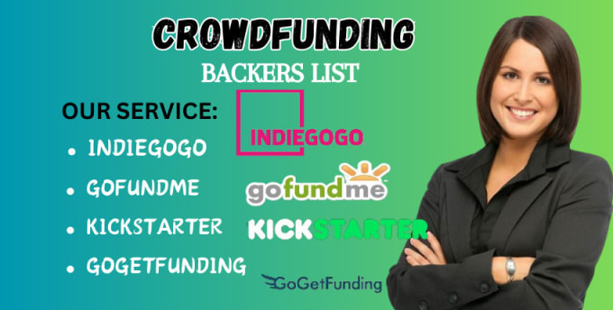 Gig Preview - Generate a real and active backers list for your crowdfunding campaign