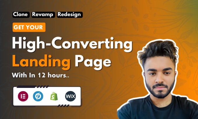 Gig Preview - Build high converting landing page using unbounce, wordpress, wix