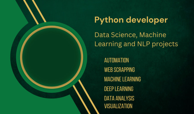 Gig Preview - Develop nlp and machine learning projects for you in python