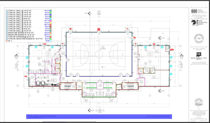 Gig Preview - Do drywall framing takeoff and estimate construction costs by planswift