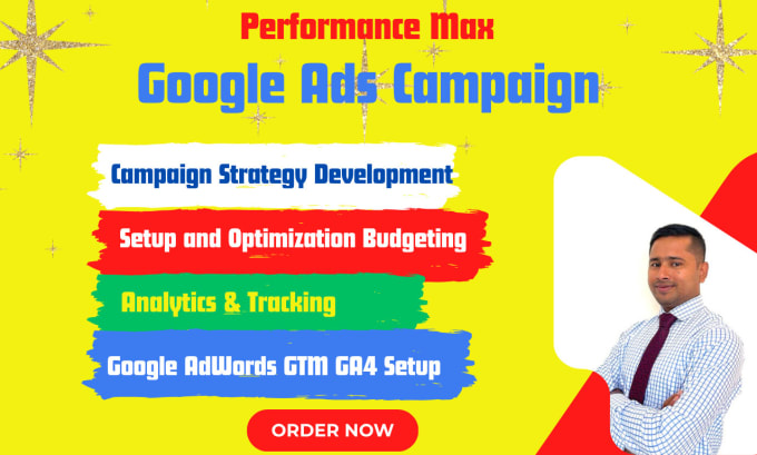 Gig Preview - Performance max google ads campaign setup and manage